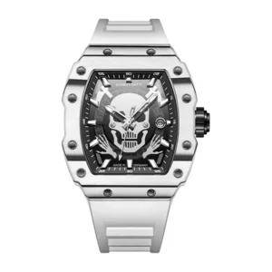 Bonest Gatti Carbon Fiber BG9909 White | Bonestgattiwatch.id Bonest Gatti Carbon Fiber BG9909 White